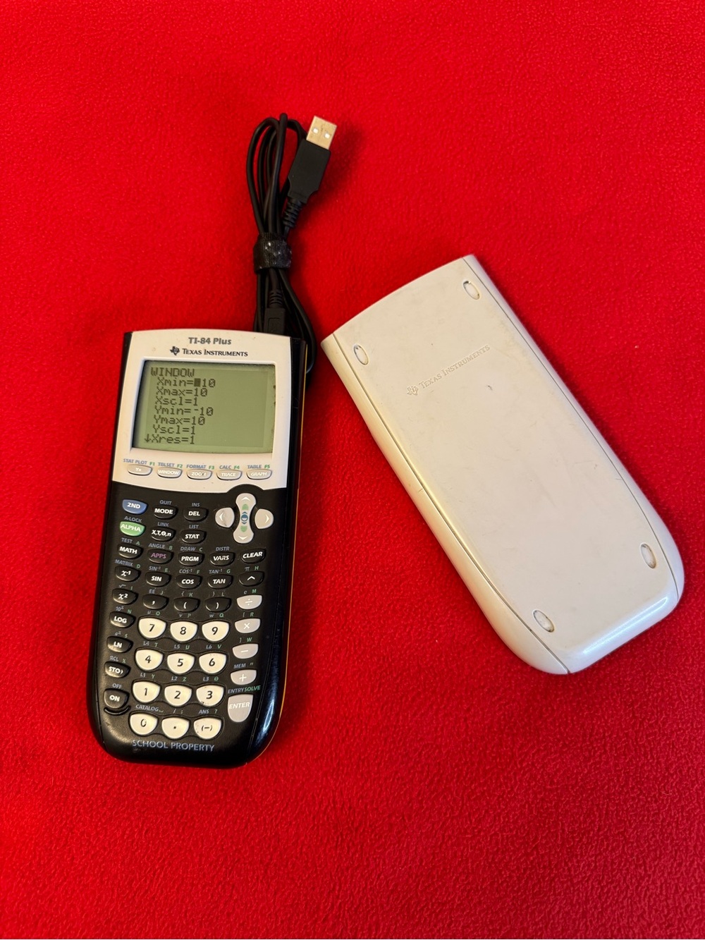 Texas Instruments TI-84 Plus Edition Graphing Calculator with USB Cable